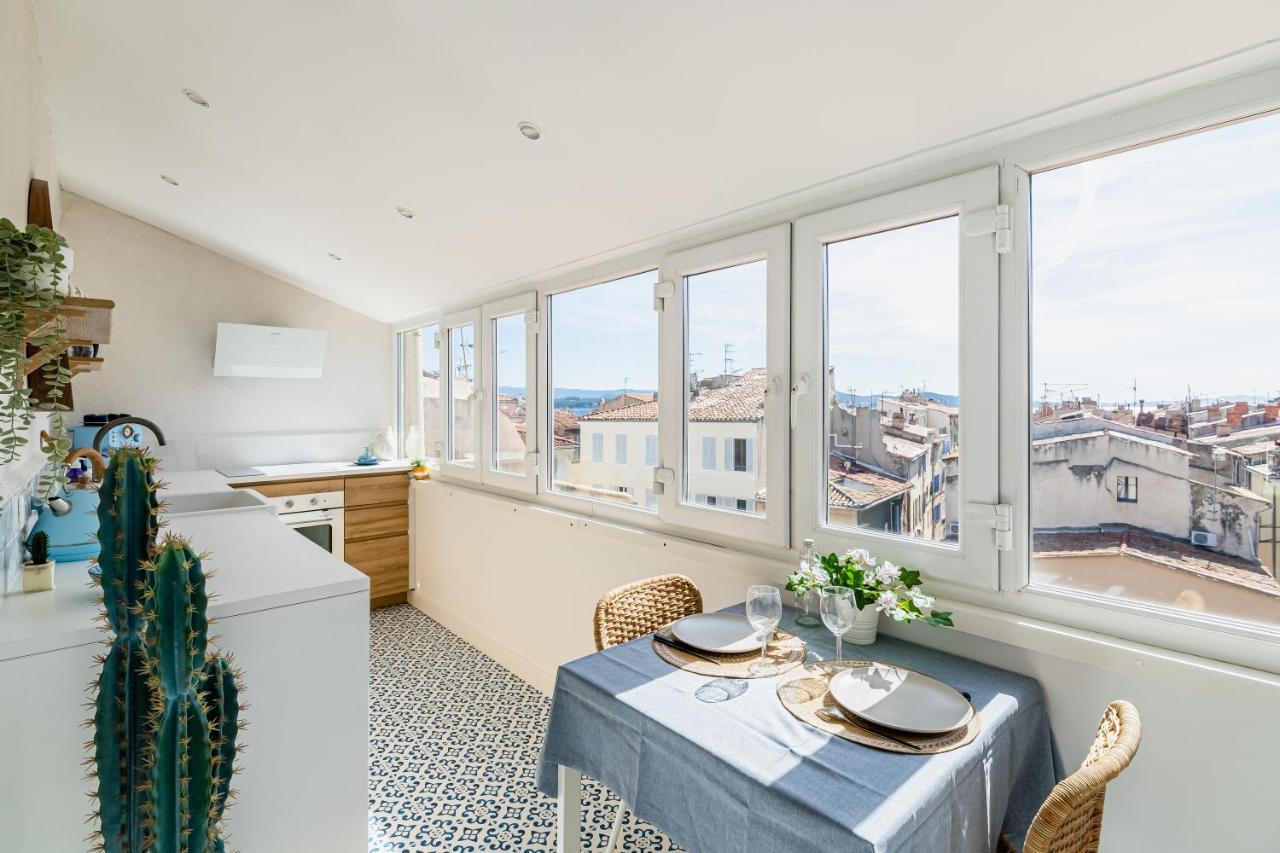 Casa Belvedere - Duplex Atypique Avec Vue Feerique & Parking Souterrain La Ciotat Luaran gambar
