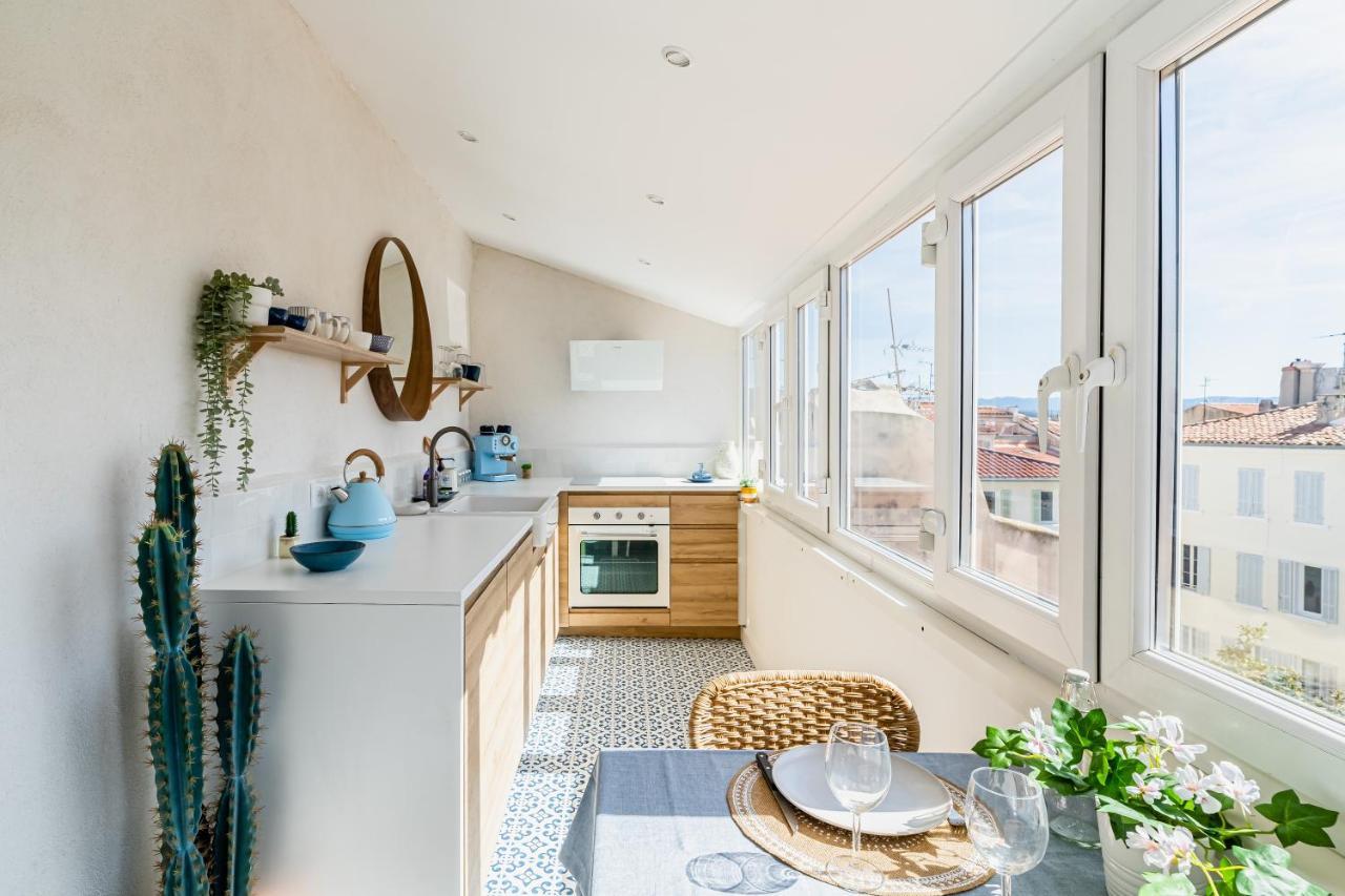Casa Belvedere - Duplex Atypique Avec Vue Feerique & Parking Souterrain La Ciotat Luaran gambar